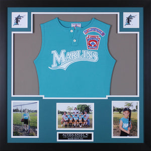 Softball Jersey Framing - Youth Size/Age - Beautiful High End Display