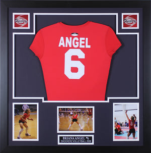 Volleyball Jersey Framing - Youth Age/Size - Beautiful High End Display